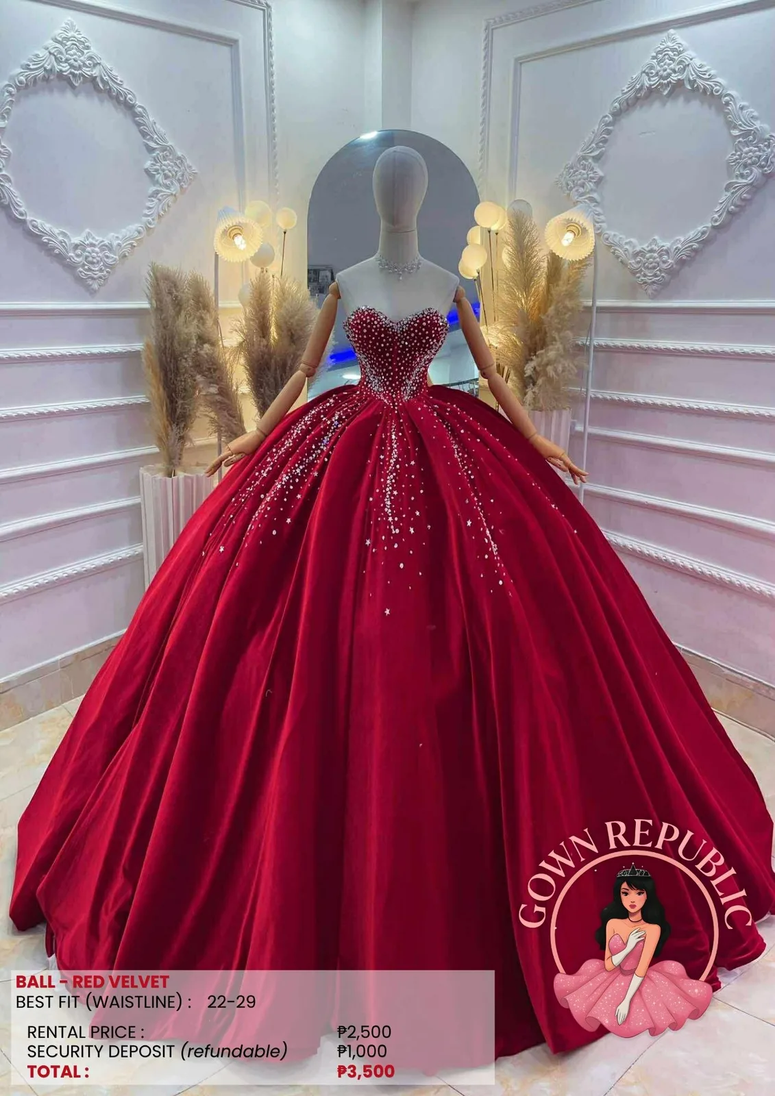Ball Gowns: Red 257